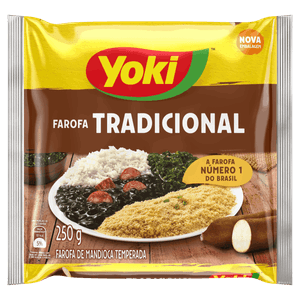 Farofa de Mandioca Tradicional Yoki Pacote 250g