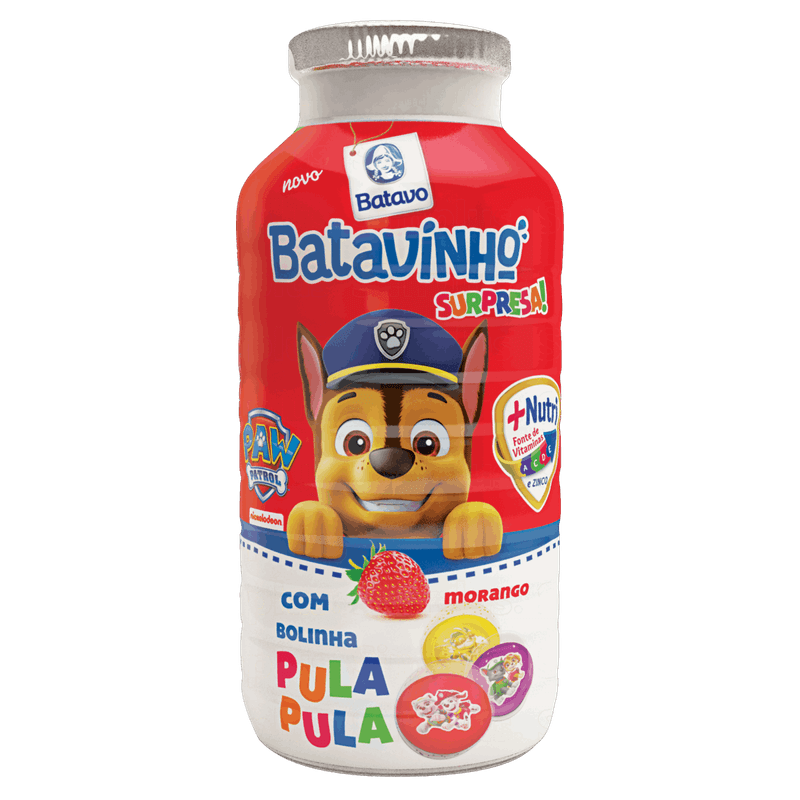 Iogurte-Parcialmente-Desnatado-Morango-Paw-Patrol-Batavo-Batavinho-Surpresa-Frasco-110g