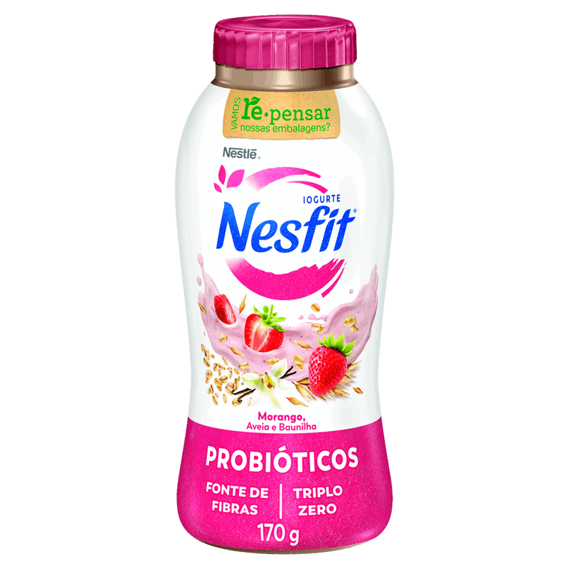 Iogurte-Desnatado-Morango-Aveia-e-Baunilha-Zero-Lactose-Nesfit-Frasco-170g