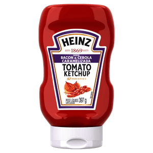 Ketchup Bacon & Cebola Caramelizada Heinz Squeeze 397g