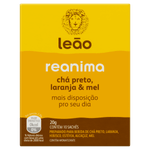 Cha-Preto-Laranja-e-Mel-Leao-Reanima-Caixa-20g-10-Unidades