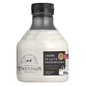 Creme de Leite Pasteurizado Trevisan Garrafa 490g