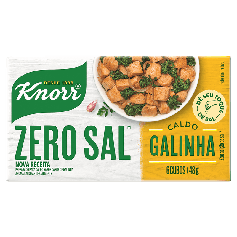 Caldo-Tablete-Galinha-Zero-Sal-Knorr-Caixa-48g-6-Unidades