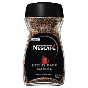 Café Solúvel Granulado Intensidade Máxima Nescafé Vidro 160g