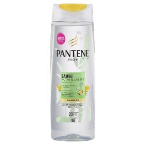 Shampoo Pantene Bambu Nutre & Cresce Frasco 200ml Grátis 25ml