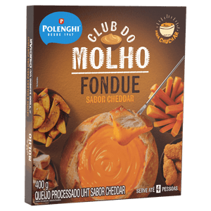 Fondue de Queijo Cheddar Polenghi Club do Molho Caixa 400g