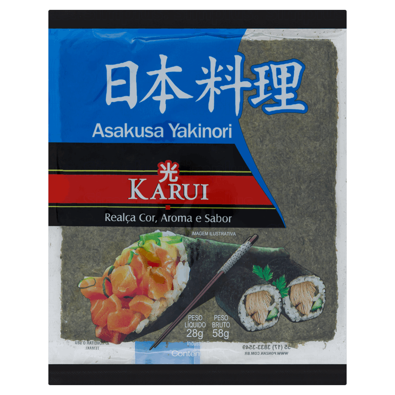 Folha-de-Alga-Marinha-Yaki-Nori-Karui-Pacote-28g-10-Unidades