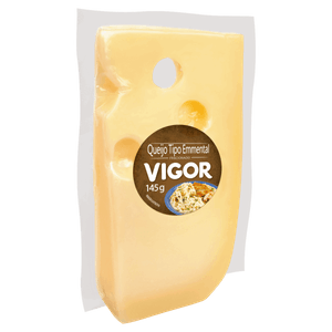 Queijo Emmental Fracionado Vigor 145g