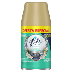 Odorizador de Ambiente Frescor de Águas Florais Glade Automatic Frasco 269ml Refil