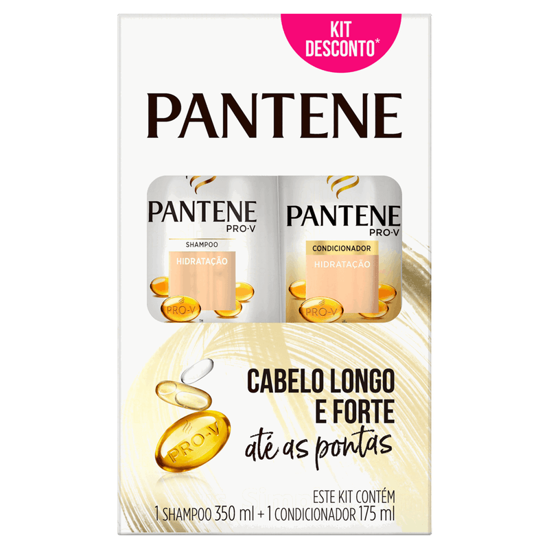 Kit-Shampoo-350ml---Condicionador-175ml-Pantene-Hidratacao