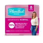 Absorvente-com-Abas-para-Incontinencia-Urinaria-Plenitud-Femme-Normal-Pacote-8-Unidades