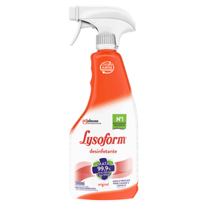 Desinfetante Uso Geral Original Lysoform Frasco 500ml Borrifador