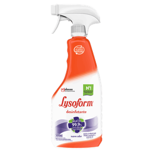 Desinfetante Uso Geral Suave Odor Lysoform Frasco 500ml Borrifador