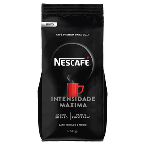 Café Torrado e Moído Intenso Nescafé Intensidade Máxima Premium Pacote 250g