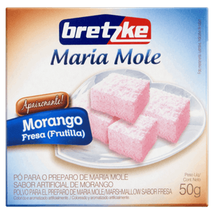 Pó para Maria Mole Morango Bretzke Caixa 50g