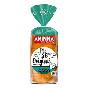 Pão sem Glúten Original Aminna Pacote 340g