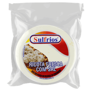 Ricota Fresca com Sal Sulfrios Kg