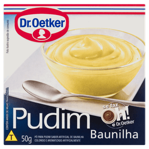 Pó para Pudim Baunilha Dr. Oetker Caixa 50g