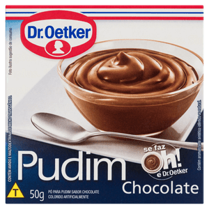 Pó para Pudim Chocolate Dr. Oetker Caixa 50g