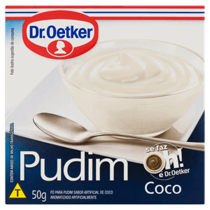 Pó para Pudim Coco Dr. Oetker Caixa 50g