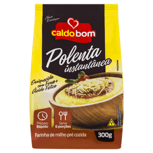 Polenta Instantânea Caldo Bom Pacote 300g