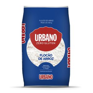 Farinha de Arroz Flocão Urbano Pacote 500g