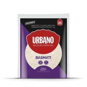 Arroz Basmati Tipo 1 Urbano Seleção Especial Pouch 1kg