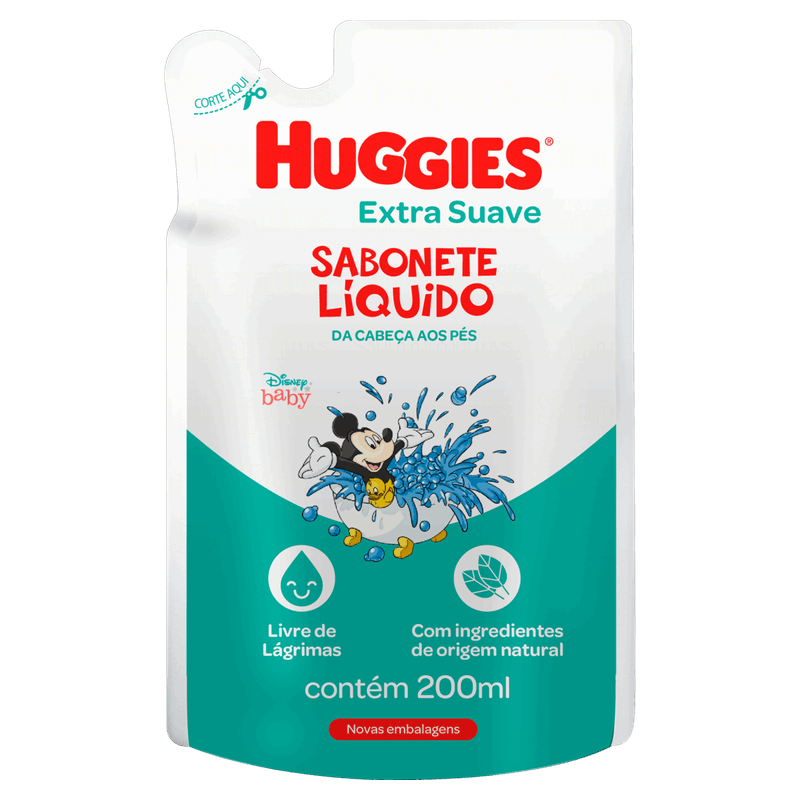 Sabonete-Infantil-Liquido-da-Cabeca-aos-Pes-Extra-Suave-Disney-Baby-Huggies-Sache-200ml-Refil