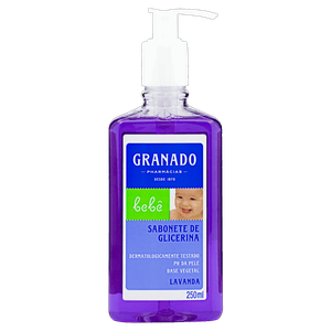 Sabonete Líquido de Glicerina Lavanda Granado Bebê Frasco 250ml