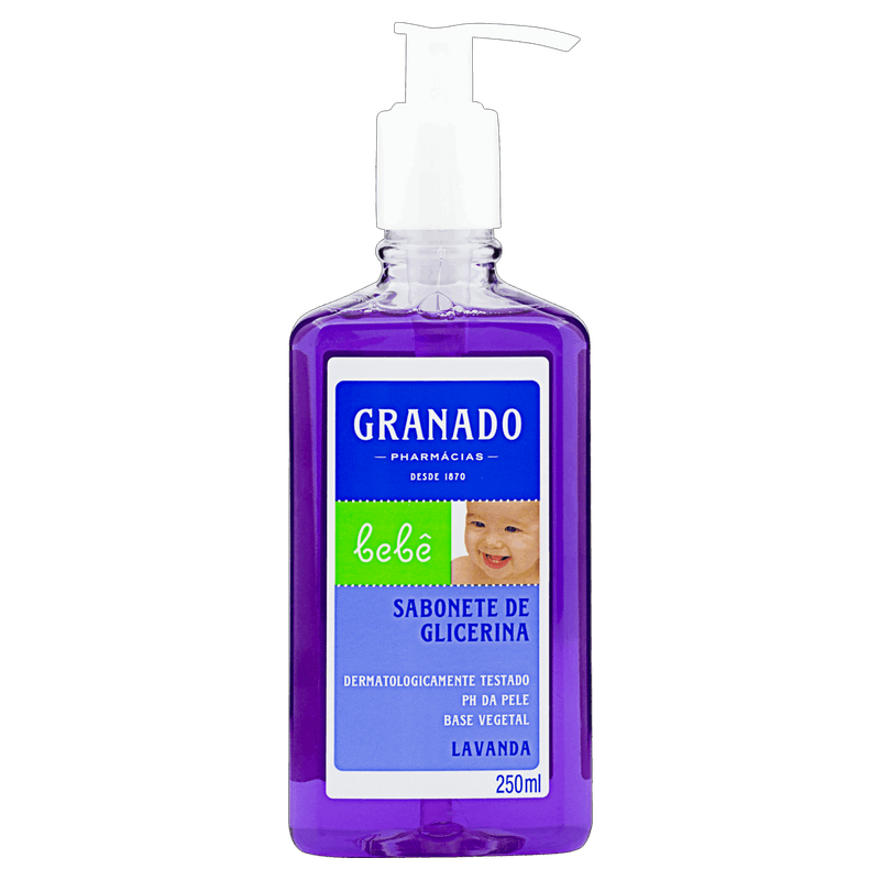 Sabonete-Liquido-de-Glicerina-Lavanda-Granado-Bebe-Frasco-250ml