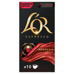 Cafe-em-Capsula-Torrado-e-Moido-Espresso-Indonesia-L-or-Origins-Collection-Caixa-10-Unidades