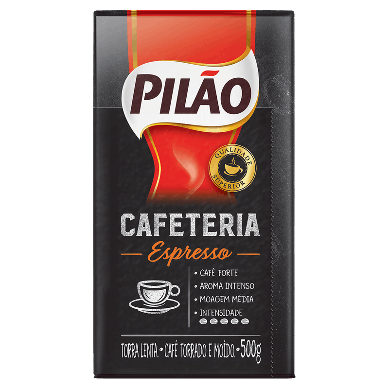 Cafe-Torrado-e-Moido-a-Vacuo-Espresso-Pilao-Cafeteria-Pacote-500g