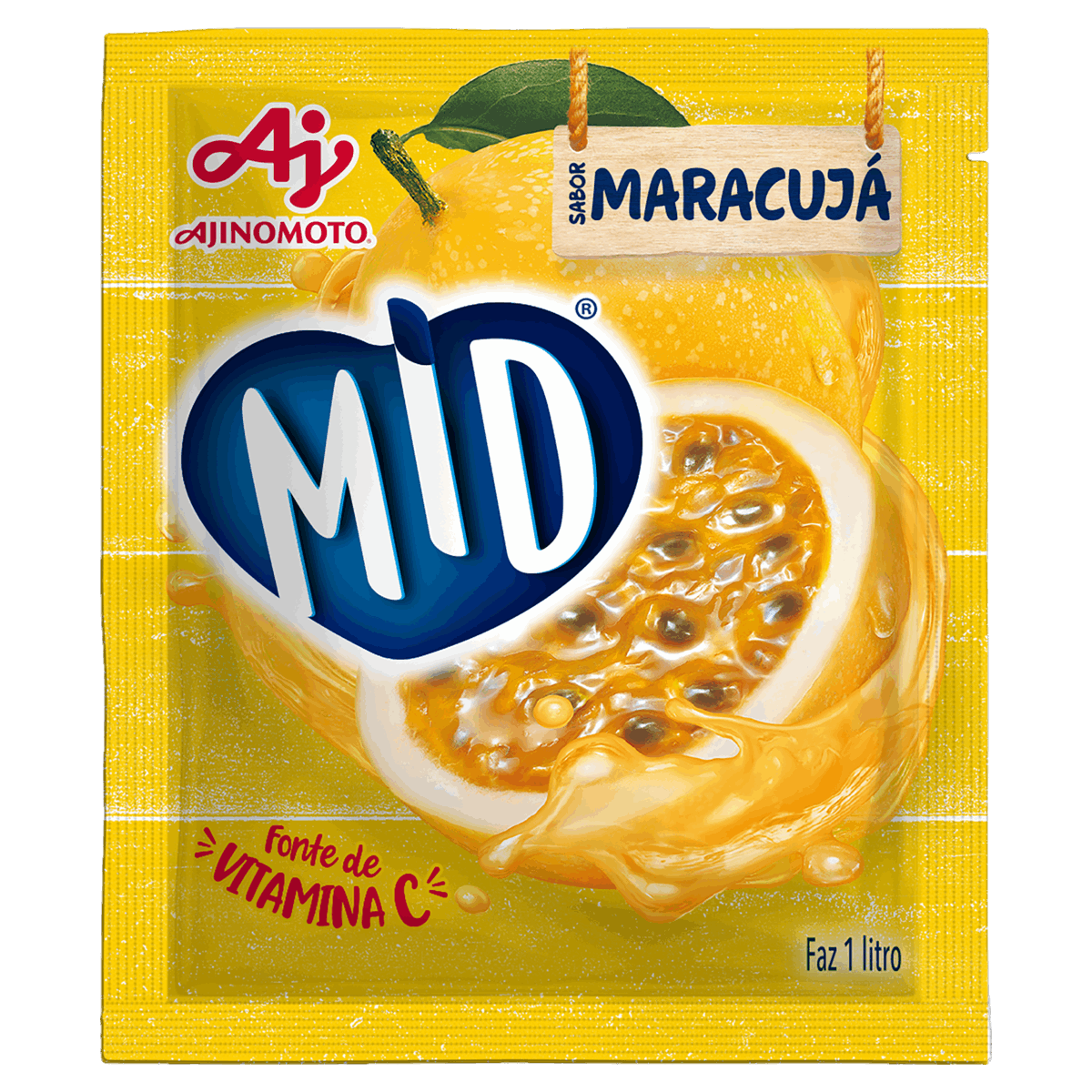 Refresco em Pó Maracujá Mid Pacote 20g - giassi - Giassi Supermercados