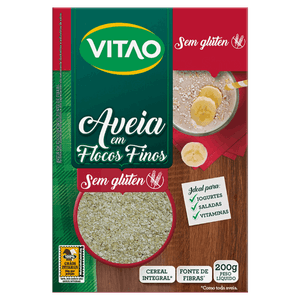 Aveia em Flocos Finos Vitao Caixa 170g