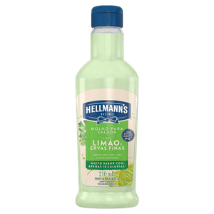 Molho para Salada Limão e Ervas Finas Hellmann´s Squeeze 210ml