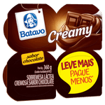 Sobremesa-Lactea-Chocolate-Batavo-Creamy-Bandeja-360g-4-Unidades-Leve-Mais-Pague-Menos