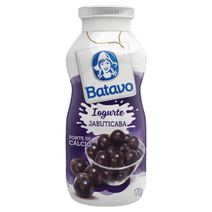 Iogurte Parcialmente Desnatado Jabuticaba Batavo Frasco 170g