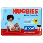 Fralda-Descartavel-Infantil-Huggies-Tripla-Protecao-XXG-Pacote-32-Unidades