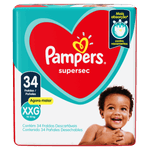 Fralda-Descartavel-Infantil-Pampers-Supersec-XXG-Pacote-34-Unidades