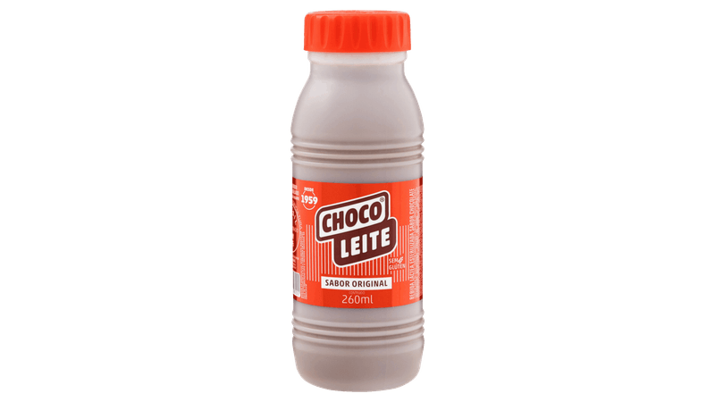 乳液・ミルク yuta Bebida Láctea Esterilizada Original Choco Leite Frasco 260ml