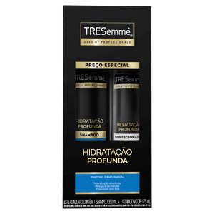 Kit Shampoo 350ml + Condicionador 175ml Tresemmé Hidratação Profunda