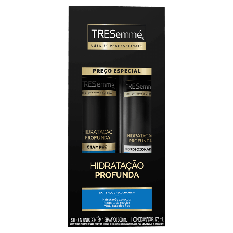 Kit-Shampoo-350ml---Condicionador-175ml-Tresemme-Hidratacao-Profunda