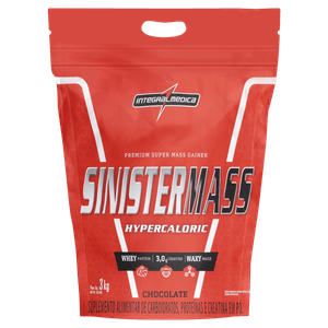 Suplemento Alimentar Hipercalórico Chocolate Integralmedica Sinister Mass Pouch 3kg