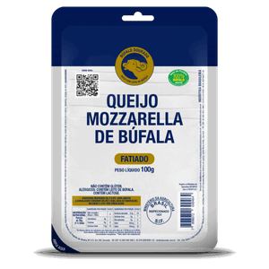 Queijo Mussarela de Búfala Fatiado Búfalo Dourado 100g