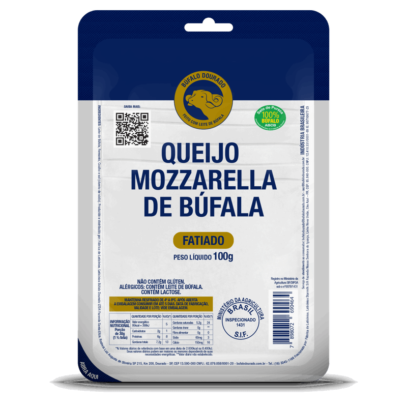 Queijo-Mussarela-de-Bufala-Fatiado-Bufalo-Dourado-100g