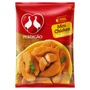 Empanado de Frango Tradicional Perdigão Mini Chicken Pacote 1kg