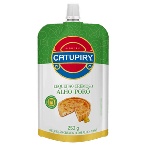 Requeijão Cremoso com Alho-Poró Catupiry Squeeze 250g