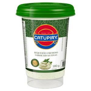 Requeijão Cremoso Ervas Finas Catupiry Copo 180g