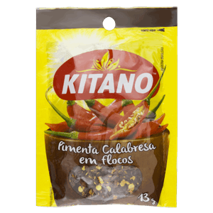 Pimenta-Calabresa em Flocos Kitano Pacote 13g