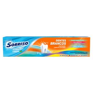 Creme Dental Sorriso Dentes Brancos Caixa 120g